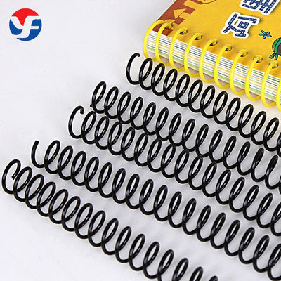 qualidade  Different Color Binding Book Coil Bind PVC Spiral Book Ring Round Plastic Binding Comb fábrica